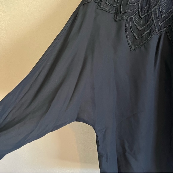 Vintage 70s / 80s Sheer Blouse - Picture 7 of 12